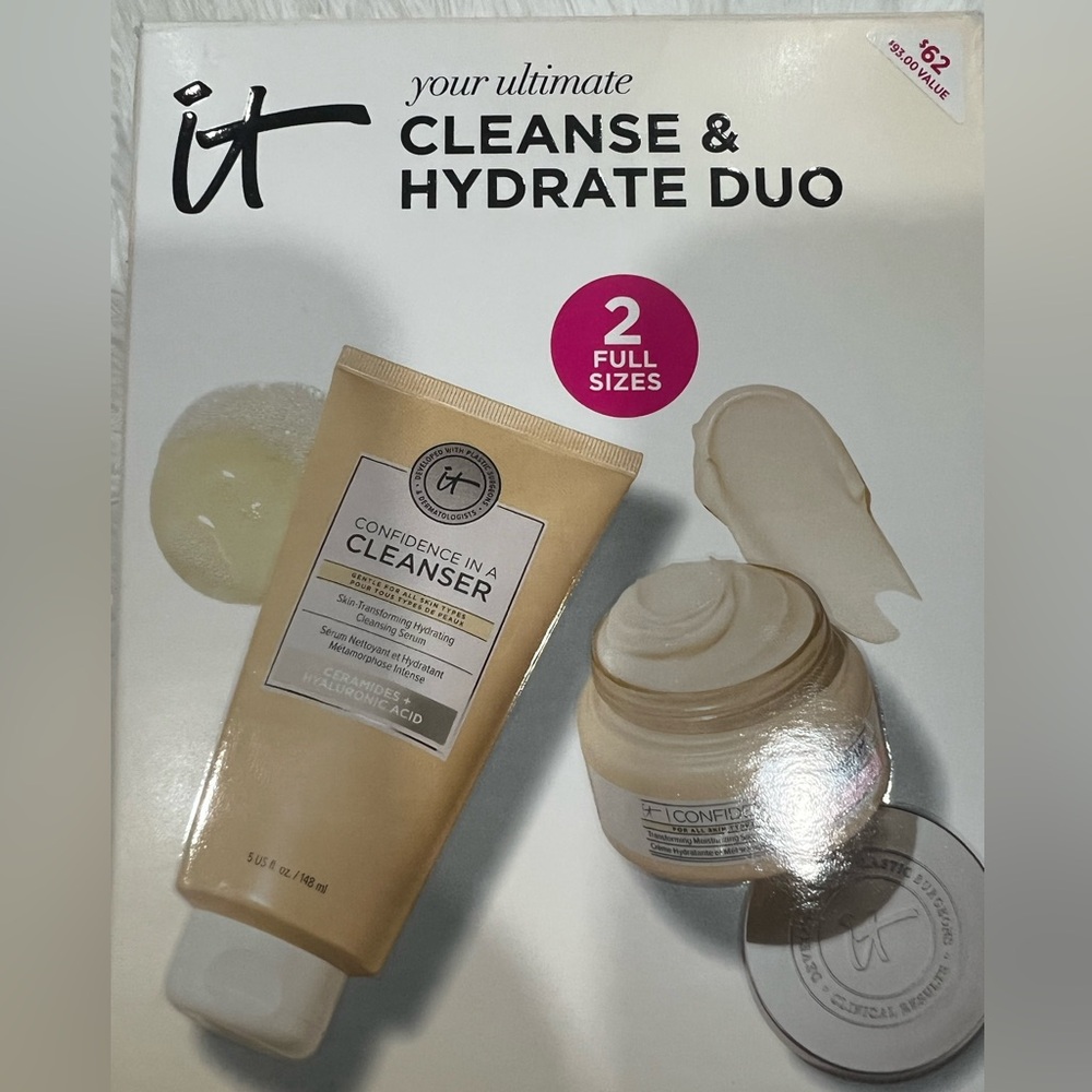 IT Cosmetics Cleanse & Hydrate Duo - Tan and White